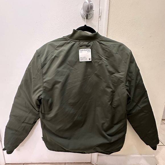 Frank and Oak reversible bomber in olive - Picture 6 of 7